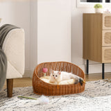 Sam's Pets Luna 23'' Dog/ Cat Bed In Natural Oak