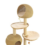 Sam's Pets Chase 63" Cat Tree In Natural Oak