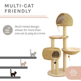 Sam's Pets Chase 63" Cat Tree In Natural Oak