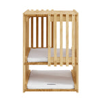 Sam's Pets Yves Rectangle Cat Tower in Natural oak