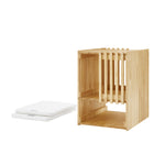 Sam's Pets Yves Rectangle Cat Tower in Natural oak