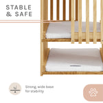 Sam's Pets Yves Rectangle Cat Tower in Natural oak