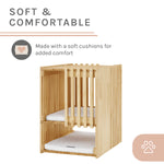 Sam's Pets Yves Rectangle Cat Tower in Natural oak