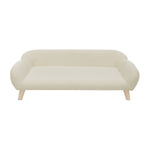 Sam's Pets Akkeri 39" Linen Couch In Cream