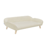 Sam's Pets Akkeri 39" Linen Couch In Cream
