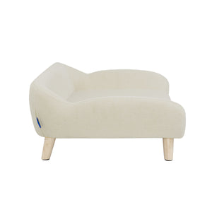 Sam's Pets Akkeri 39" Linen Couch In Cream