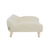 Sam's Pets Akkeri 39" Linen Couch In Cream