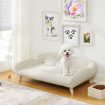 Sam's Pets Akkeri 39" Linen Couch In Cream