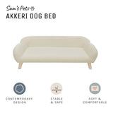 Sam's Pets Akkeri 39" Linen Couch In Cream