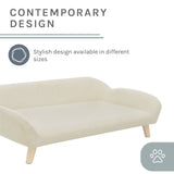 Sam's Pets Akkeri 39" Linen Couch In Cream