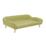 Sam's Pets Akkeri 39" Linen Couch In Olive Green