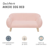 Sam's Pets Akkeri 29" Boucle Couch In Pink