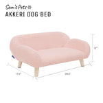 Sam's Pets Akkeri 29" Boucle Couch In Pink