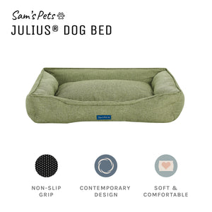 Sam's Pets Julius Medium Olive Dog Bed