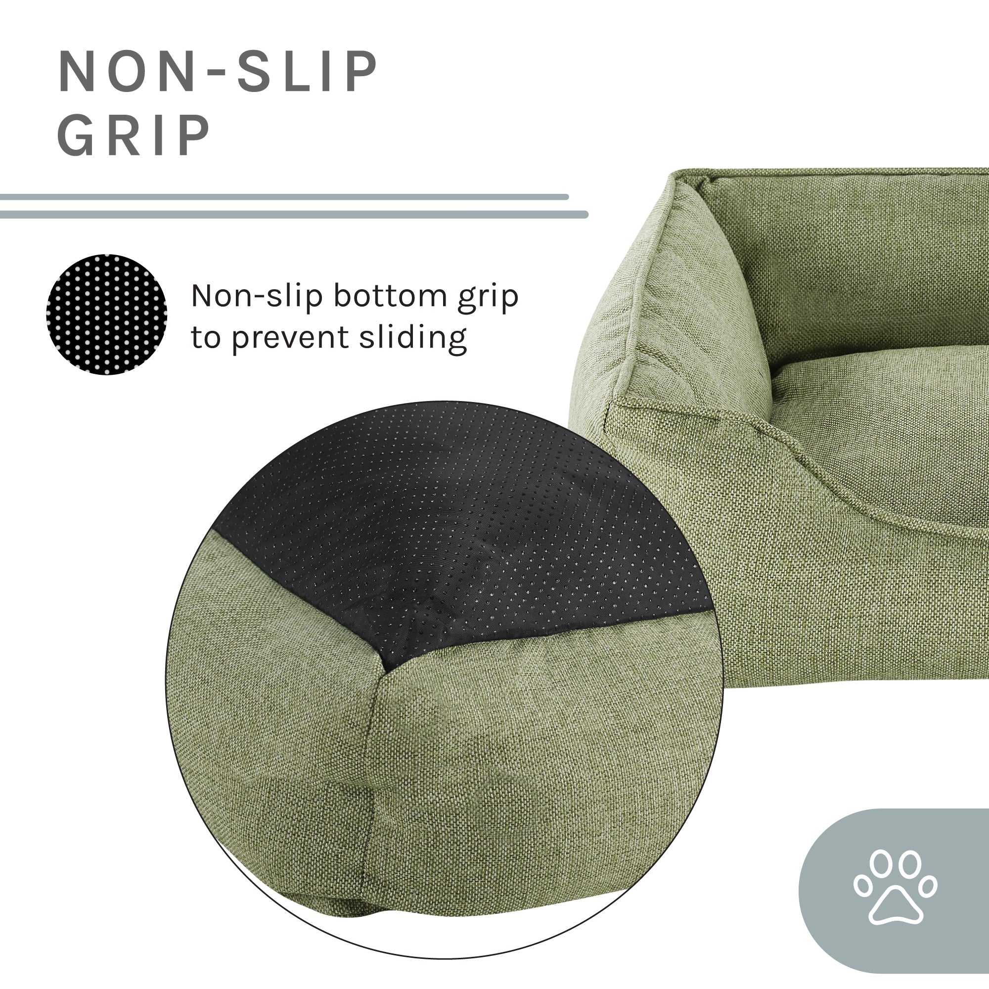 Sam's Pets Julius Medium Olive Dog Bed
