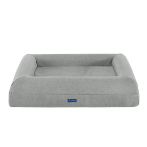 Sam's Pets Scruffy Orthopedic Dog Bed 30" In Light Gray