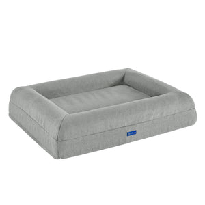 Sam's Pets Scruffy Orthopedic Dog Bed 30" In Light Gray