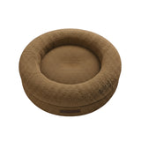 Sam's Pets Scruffy 30" Round Orthopedic Dog Bed In Brown