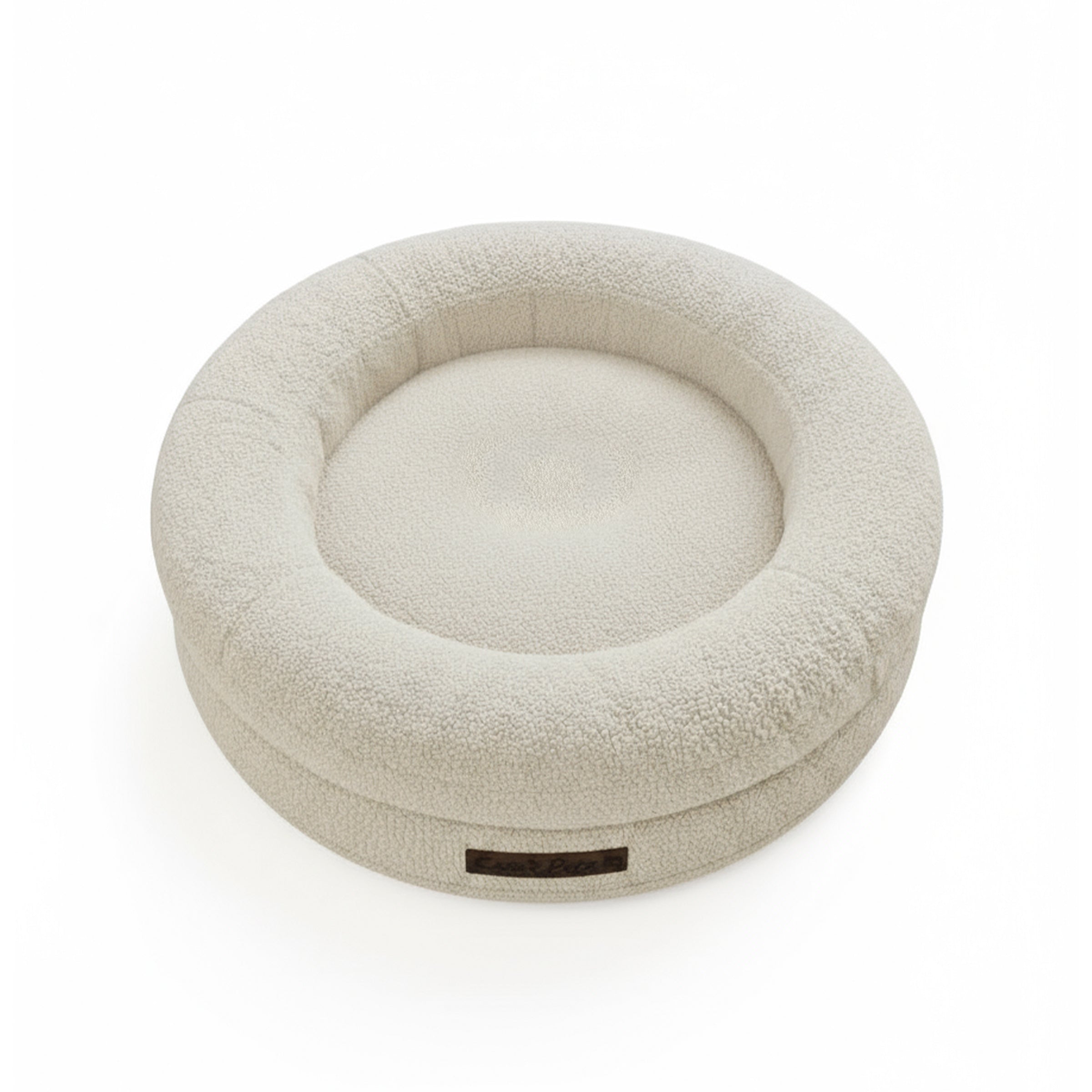 Sam's Pets Scruffy 30" Round Orthopedic Dog Bed In Cream