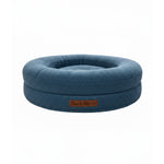 Sam's Pets Scruffy 30" Round Orthopedic Dog Bed In Navy