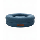 Sam's Pets Scruffy 30" Round Orthopedic Dog Bed In Navy