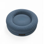 Sam's Pets Scruffy 30" Round Orthopedic Dog Bed In Navy