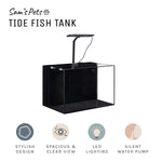 Sam's Pets Tide 11 Gallon Filtered  Fish Tank