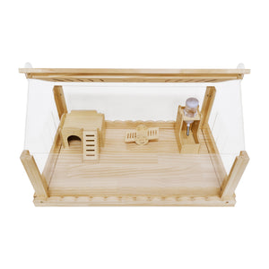 Sam's Pets Biscuit  24" Hamster Cage in Natural Oak