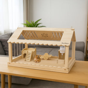 Sam's Pets Biscuit  24" Hamster Cage in Natural Oak