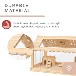 Sam's Pets Biscuit  24" Hamster Cage in Natural Oak