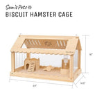 Sam's Pets Biscuit  24" Hamster Cage in Natural Oak