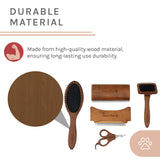 Sam's Pets Grooming Kit For Dogs & Cats in Dark Brown