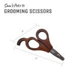 Sam's Pets Grooming Kit For Dogs & Cats in Dark Brown