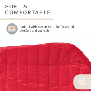 Monty Puffer Jacket In Red / Size:Medium