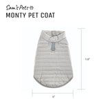 Monty Puffer Jacket In Silver / Size:Medium