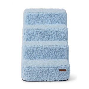 Sam’s Pets Étoile 4-Step Bouclé Pet Stairs In Blue