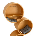 Sam's Pets Simba Circle Haven Wall Hung Cat Tree In Brown