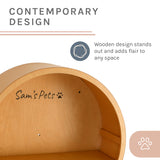 Sam's Pets Simba Circle Haven Wall Hung Cat Tree In Brown