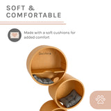 Sam's Pets Simba Circle Haven Wall Hung Cat Tree In Brown