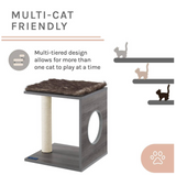 Sam's Pets Sheree® 17" Brown Cat Tree