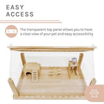 Sam's Pets Biscuit  24" Hamster Cage in Natural Oak