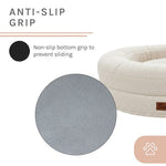 Sam's Pets Scruffy 30" Round Orthopedic Dog Bed In Cream