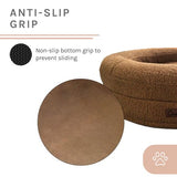 Sam's Pets Scruffy 30" Round Orthopedic Dog Bed In Brown
