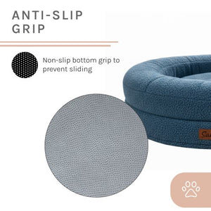 Sam's Pets Scruffy 30" Round Orthopedic Dog Bed In Navy
