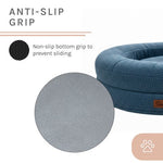 Sam's Pets Scruffy 30" Round Orthopedic Dog Bed In Navy