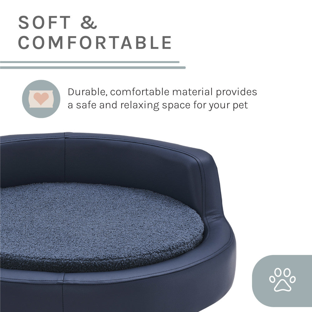 Milo 31'' Dog Bed In Navy