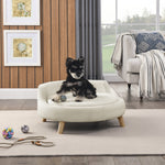 Milo 31'' Dog Bed In Ivory