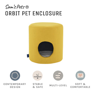 Orbit 15.75'' Pet Enclosure In Yellow
