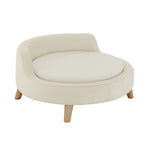 Milo 31'' Dog Bed In Ivory