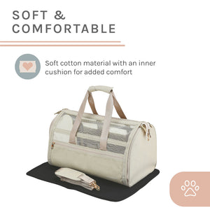 Scout 19'' Dog & Cat Carrier Bag Beige
